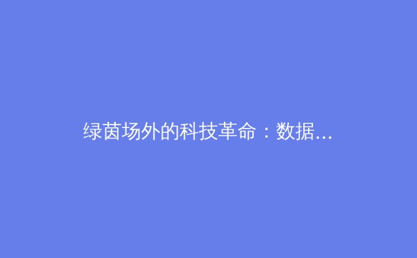 绿茵场外的科技革命：数据分析如何重塑现代足球战术格局 - 2